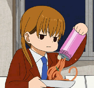 Shizuku and Pasta in Container Taken from: https://zodiacdance.tumblr.com/post/85340287294/my-little-monster-zodiac-signs